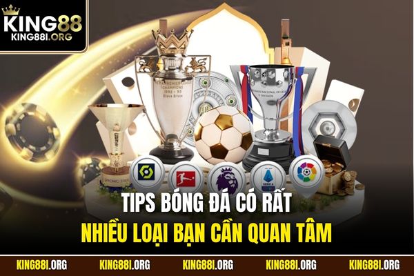 Tips bóng đá có rất nhiều loại bạn cần quan tâm 