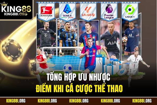 Tổng hợp ưu nhược điểm khi cá cược thể thao